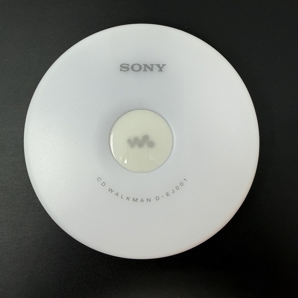 Sony D-EJ001 CD Walkman Portable Player White With Earbuds Y2K TESTED Working